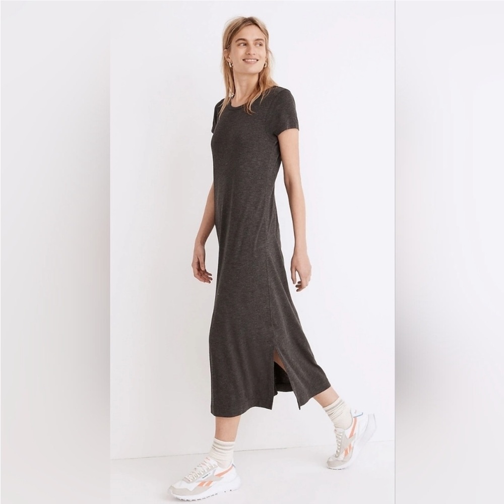 MADEWELL Gray Horizon V-Neck Short Sleeve Soft size‎ small